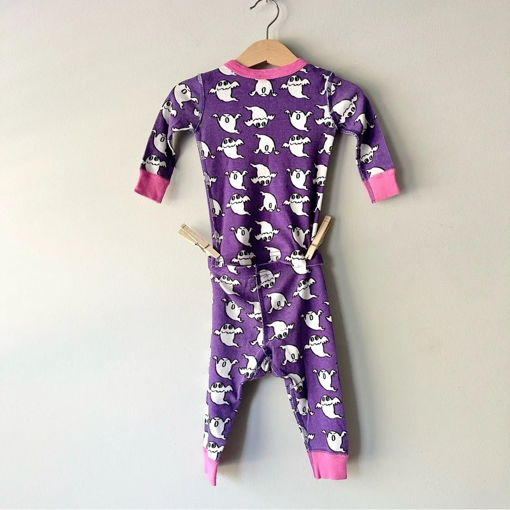 Hanna Andersson Halloween Ghost Long Sleeve 2 Piece Pajama Set
